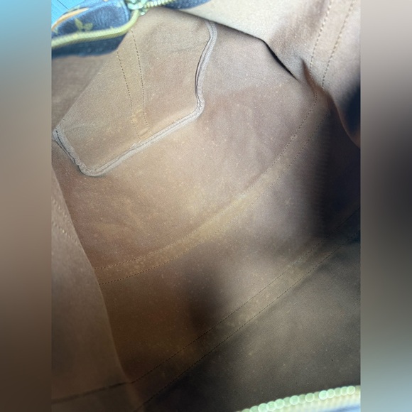 Louis Vuitton Keepall 45 Bandouliere Brown Monogram Leather Travel Duffle Bag - Picture 9 of 12